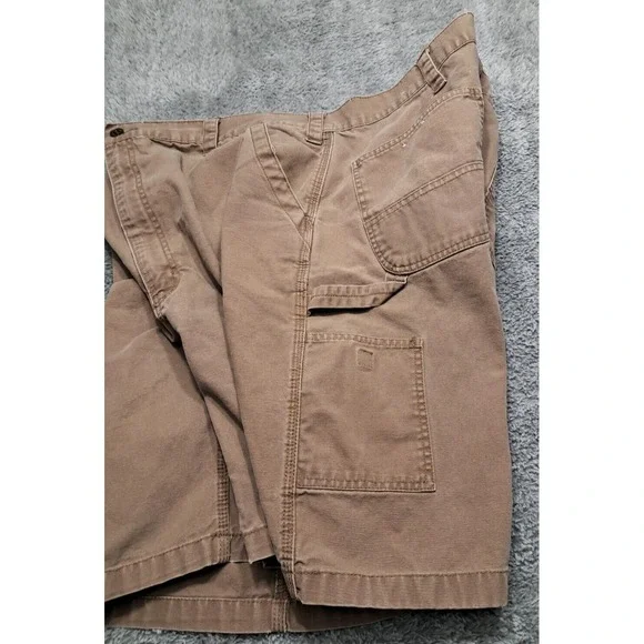 Berne Shorts Mens Sz 46 Denim Blue Jeans Cargo Workwear Utility Hunting Outdoor - Picture 8 of 13